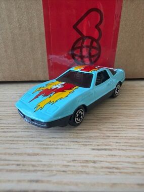Yatming 1990s Chevy Corvette Turquoise Chevy #809 1/64 Scale Diecast C4 Vette